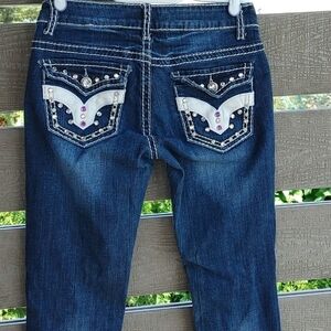 Liuce's Jeans Skinny Rip Jeans‎ size 1 blue